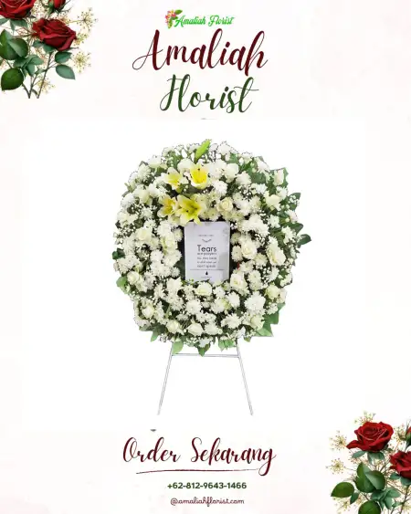 Krans Bunga Duka Kamongan