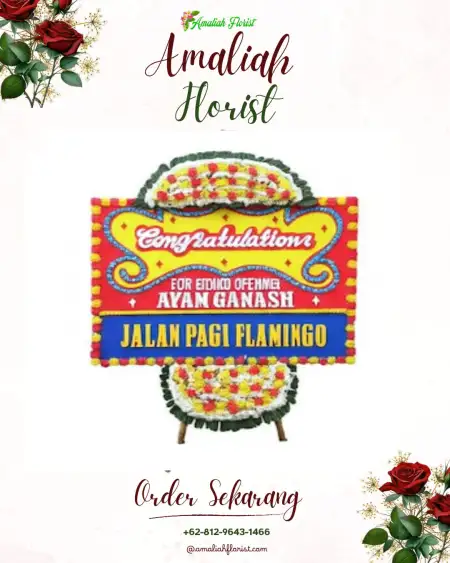 Sewa Papan Bunga Kamongan